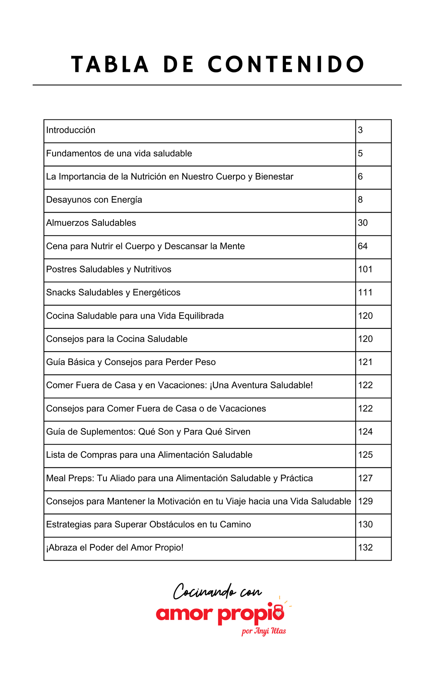 Cocinando con Amor Propio - Recetas fitness y nutrición para una vida más saludable